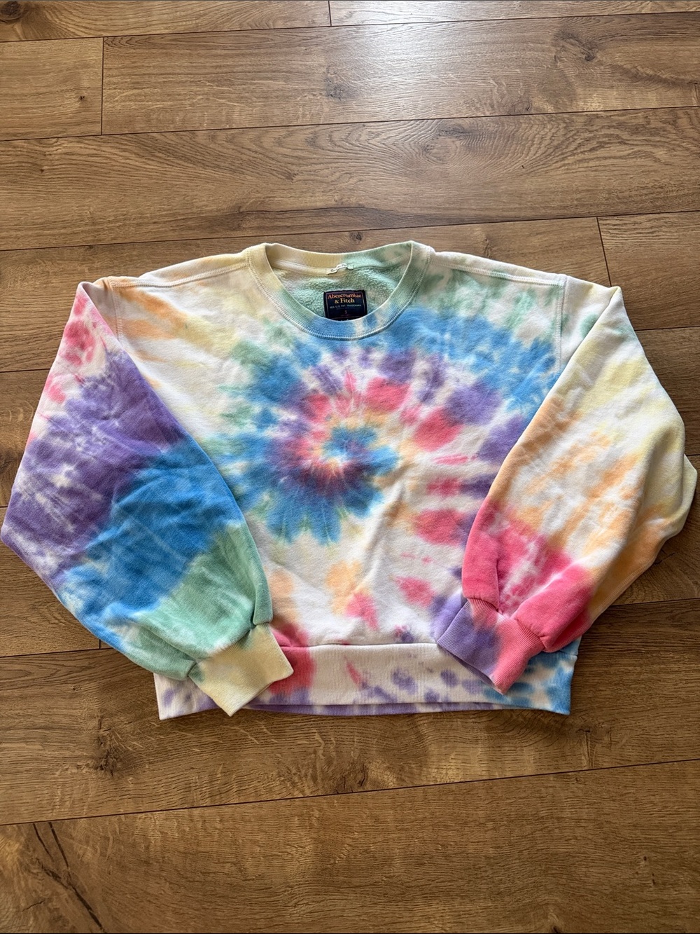 Abercrombie x Trevor Project Tie-Dye Crewneck Sweatshirt - Multicolor